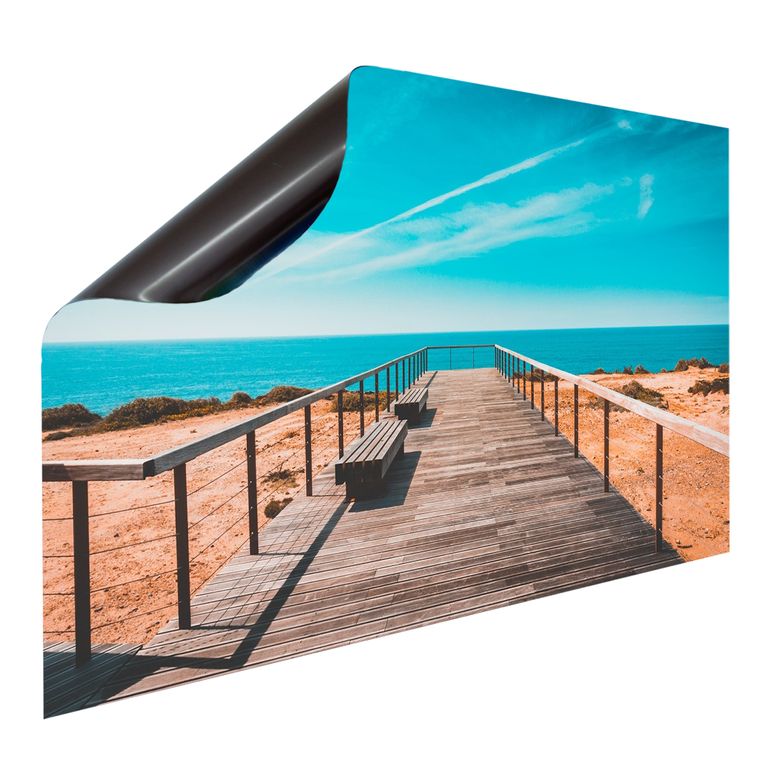 Magnetfolie Einzelbild - Hochwertiger Digitaldruck auf Magnetfolie Motiv Steg