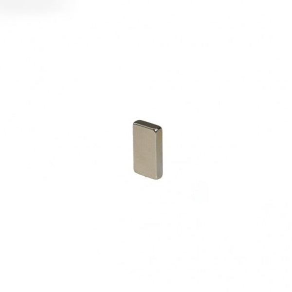 Quadermagnet 10,0 x 5,5 x 2,0 mm Nickel N45SH - hält 1 kg