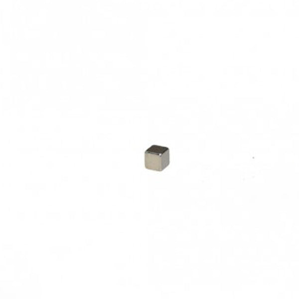 Würfelmagnet 2,0 x 2,0 x 2,0 mm N45 Nickel - hält 100 g