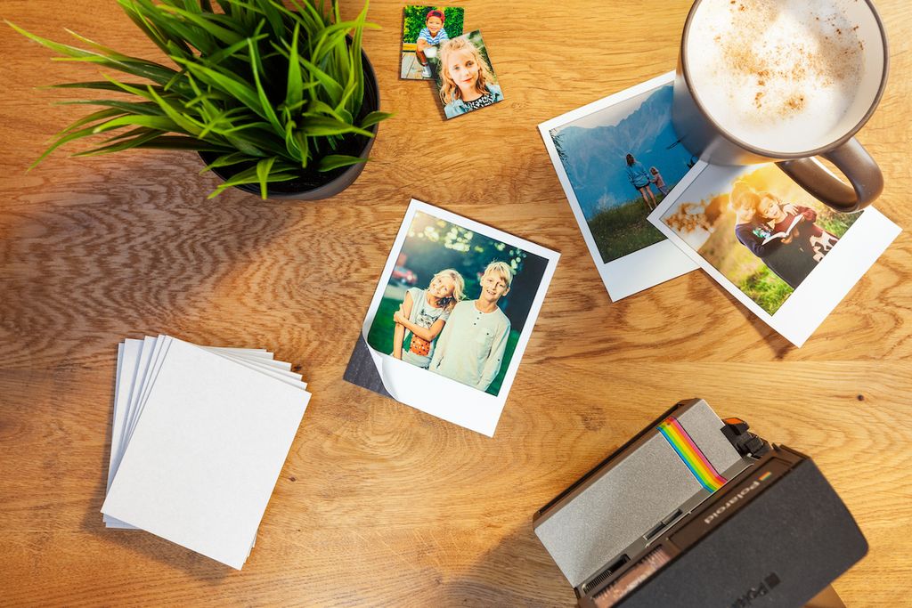 Klebe-Magnetfolie für Magnet-Fotos - Passbilder (3,5 x 4,5 cm) - 10er Set