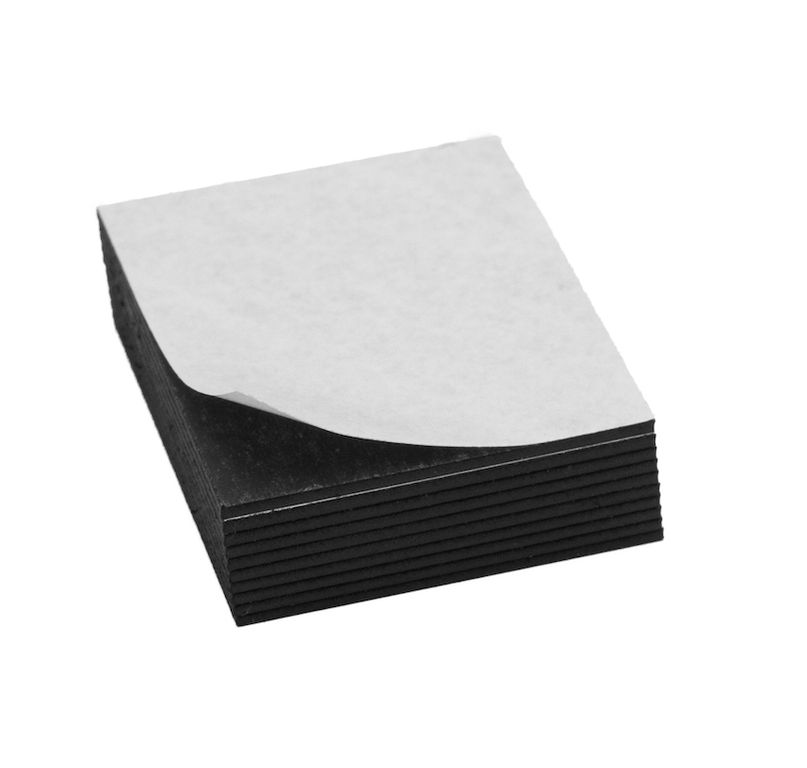 Klebe-Magnetfolie für Magnet-Fotos - Passbilder (3,5 x 4,5 cm) - 10er Set