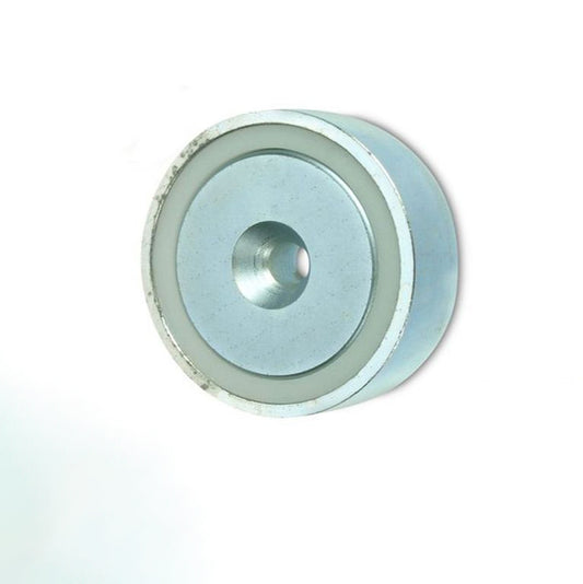 Neodym Flachgreifer Ø 25,0 x 8,0 mm mit Senkung hält 17 kg