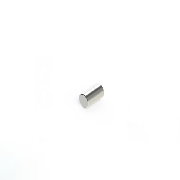 Stabmagnet Ø 4,0 x 7,0 mm N45 Nickel - hält 600 g