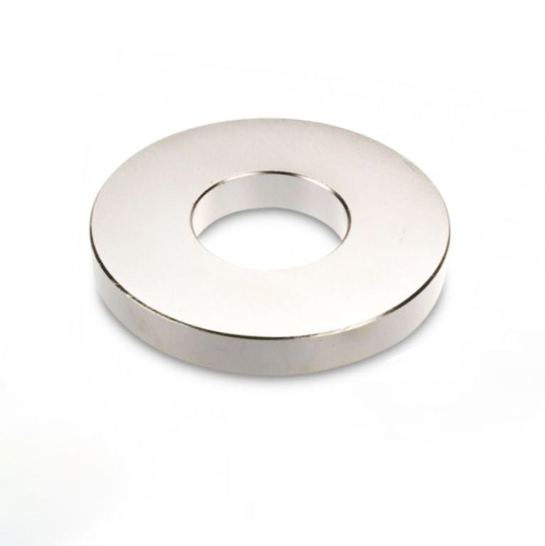Ringmagnet Ø 70,0 x 30,0 x 10,0 mm N42 Nickel - hält 45 kg