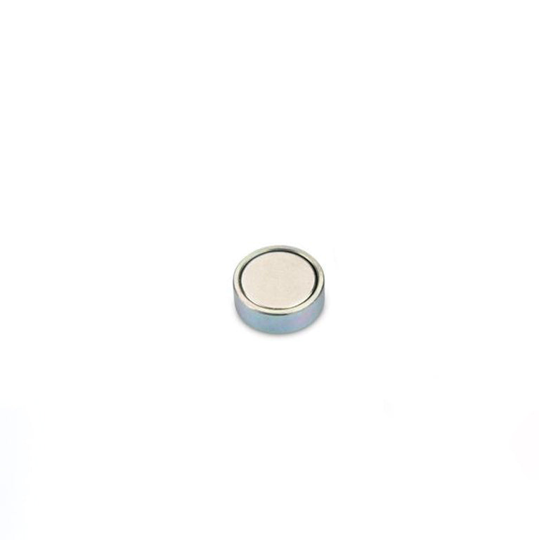 Neodym Flachgreifer Ø 16,0 x 4,5 mm, Zink - hält 9,5 kg