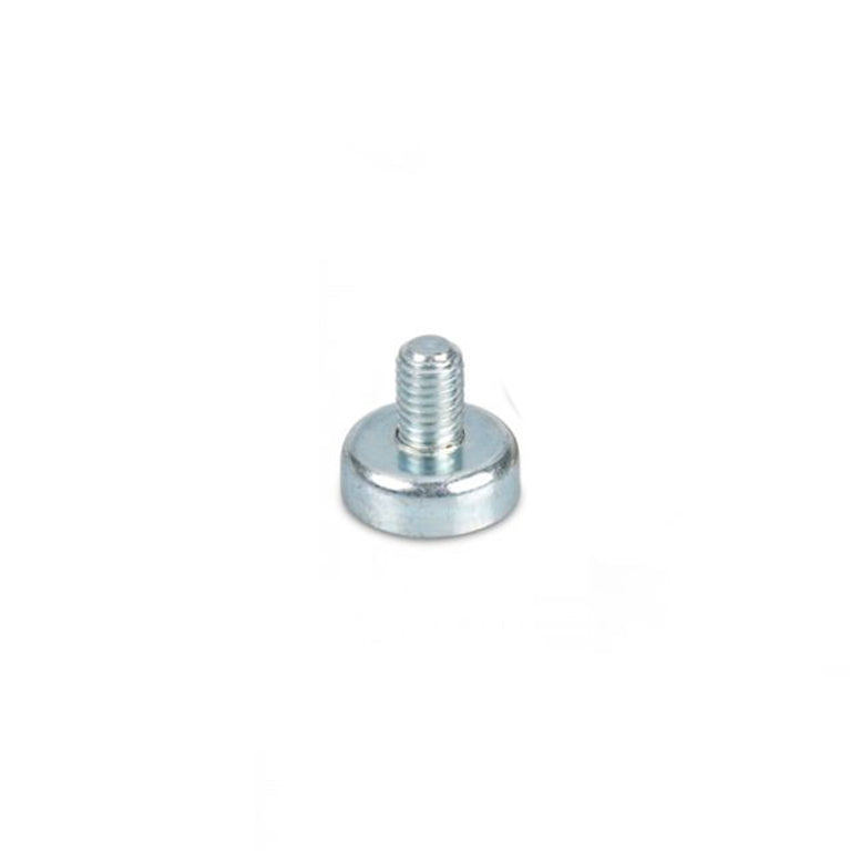 Neodym Flachgreifer Ø 13,0 x 4,5 mm, Gewinde M5x8, 3 kg