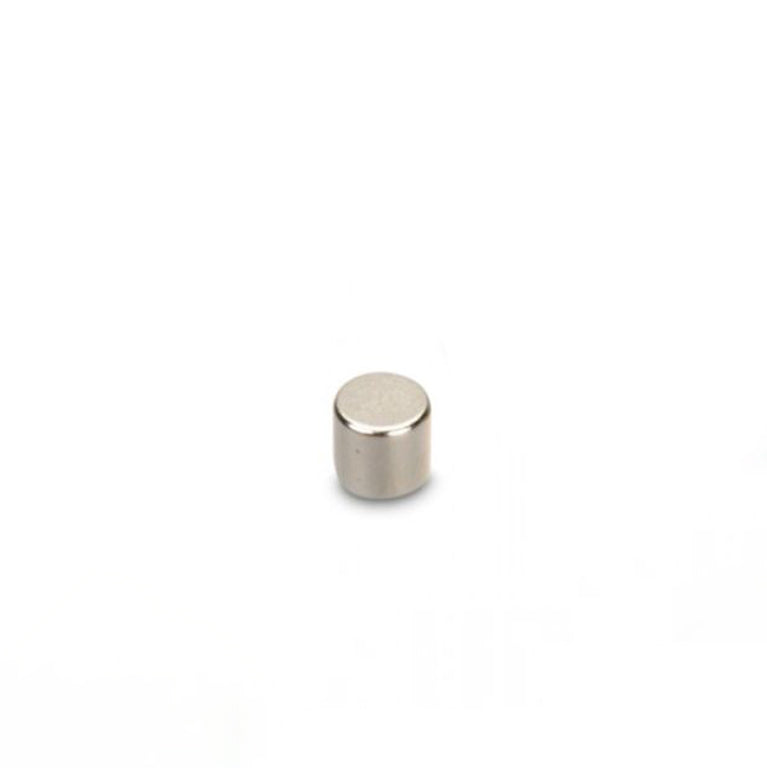 Scheibenmagnet Ø 5,0 x 5,0 mm N45 Nickel - hält 1,1 kg