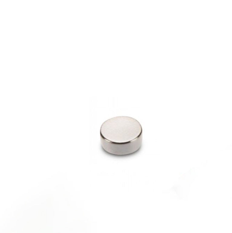 Scheibenmagnet Ø 7,0 x 3,0 mm N45 Nickel - hält 1,3 kg