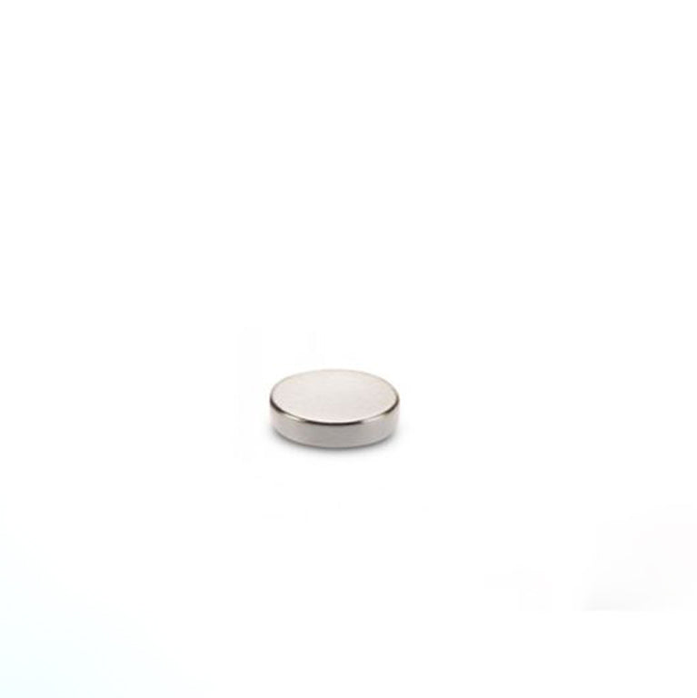 Scheibenmagnet Ø 8,0 x 2,0 mm N45 Nickel - hält 1 kg