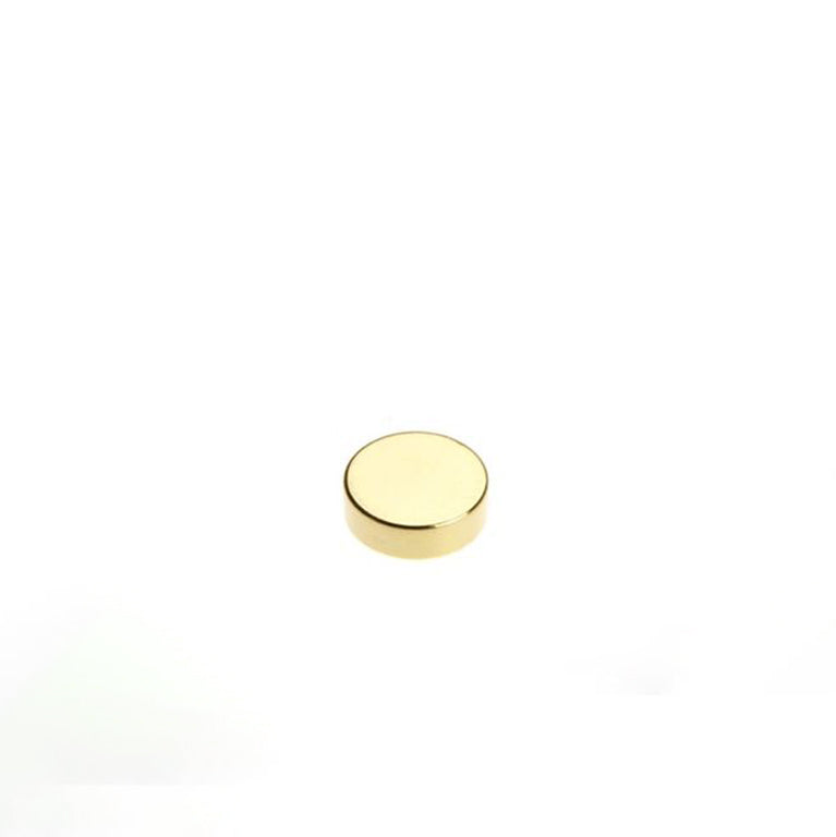 Scheibenmagnet Ø 8,0 x 3,0 mm N40 Gold - hält 1,5 kg