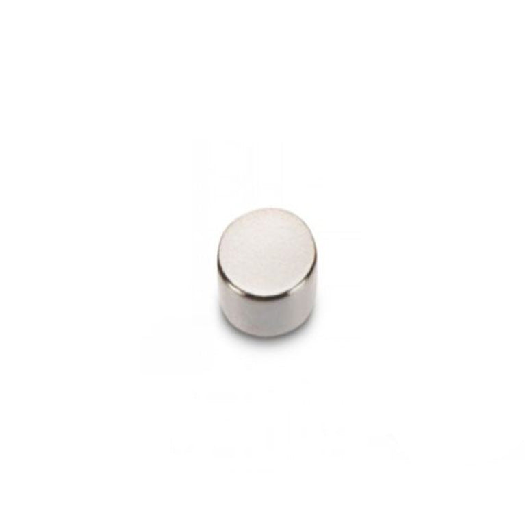 Scheibenmagnet Ø 8,0 x 5,0 mm N45 Nickel - hält 2,5 kg