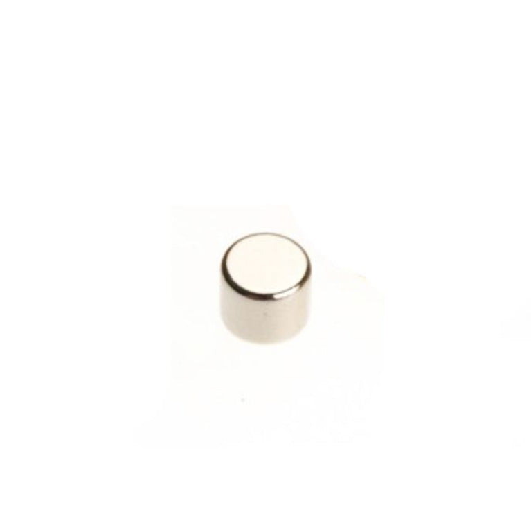 Scheibenmagnet Ø 8,0 x 6,0 mm N35 Nickel - hält 2,2 kg