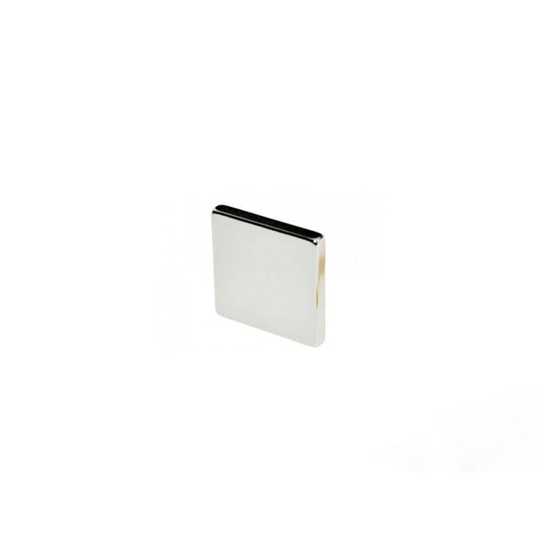 Quadermagnet 15,0 x 15,0 x 3,0 mm N45 Nickel - hält 3,4 kg