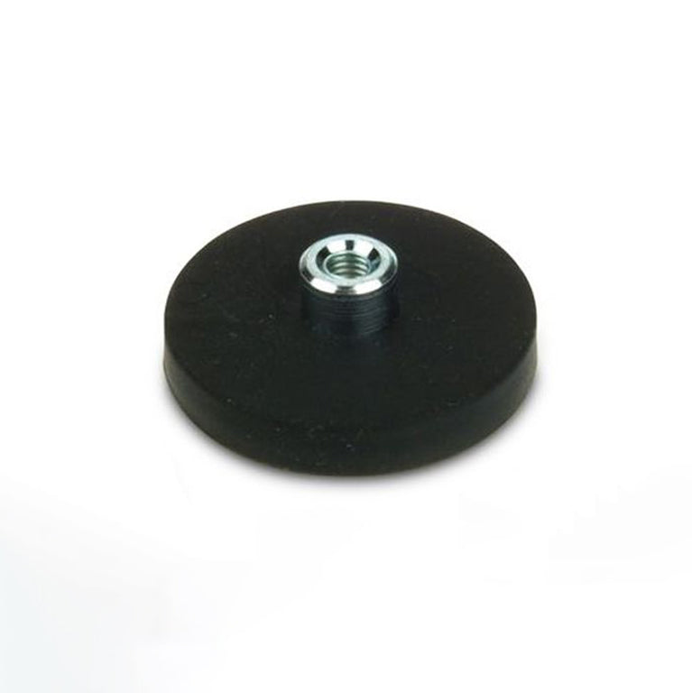 Magnetsystem Ø 31 mm gummiert mit Buchse M4 - hält 7,5 kg