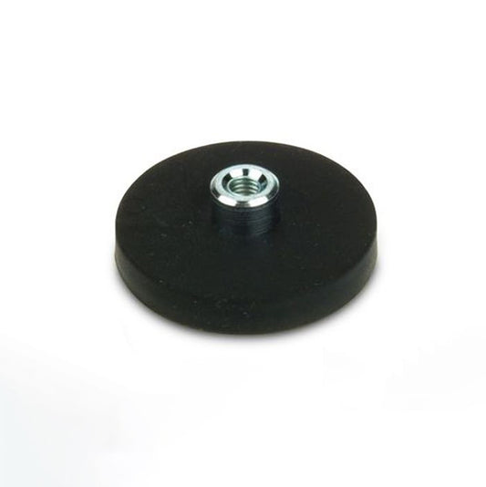 Magnetsystem Ø 31 mm gummiert mit Buchse M4 - hält 7,5 kg