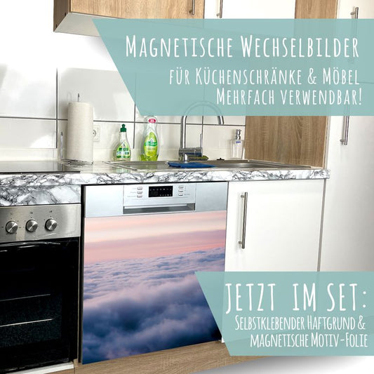 Spülmaschinen Möbel Magnetfolie Dekofolie Dekor Einzelbild - Motiv Wolkenhimmel