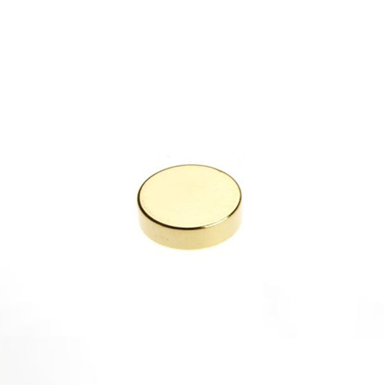 Scheibenmagnet Ø 12,0 x 4,0 mm N40 Gold - hält 3,5 kg