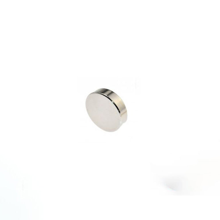 Scheibenmagnet Ø 15,0 x 3,0 mm N45 Nickel - hält 2,9 kg