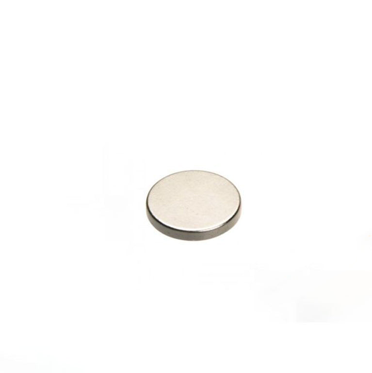 Scheibenmagnet Ø 10,0 x 1,5 mm N52 Nickel - hält 810 g