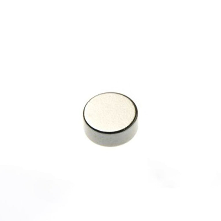 Scheibenmagnet Ø 10,0 x 5,0 mm N45 Nickel - DIAMETRAL