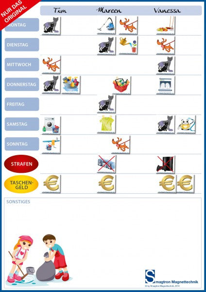 Familien- | Haushalts- | Wochenplaner