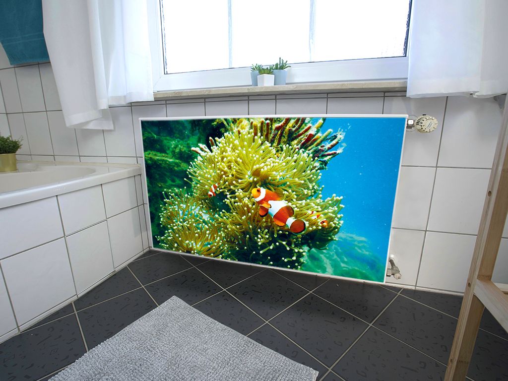 Magnet Heizkörperverkleidung Heizkörperabdeckung Heizung Schutz Motiv Unterwasser