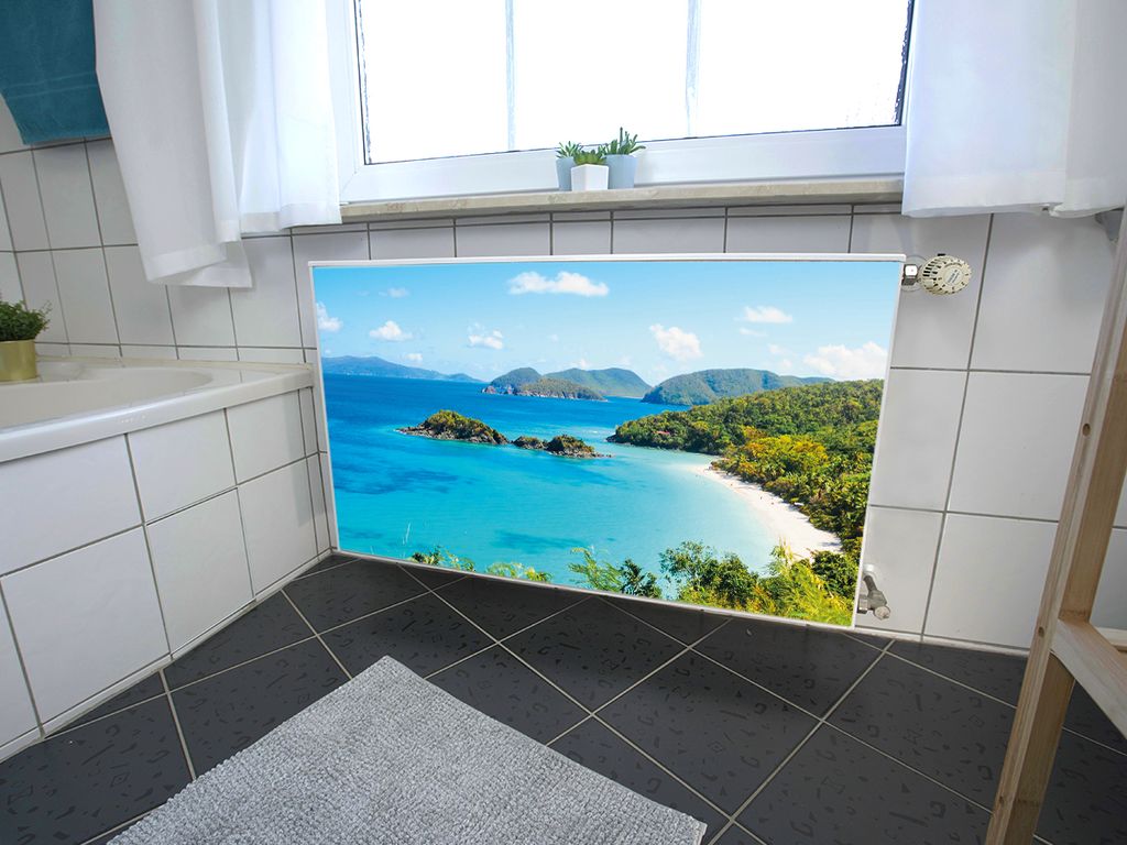 Magnet Heizkörperverkleidung Heizkörperabdeckung Heizung Schutz Urlaubsparadies