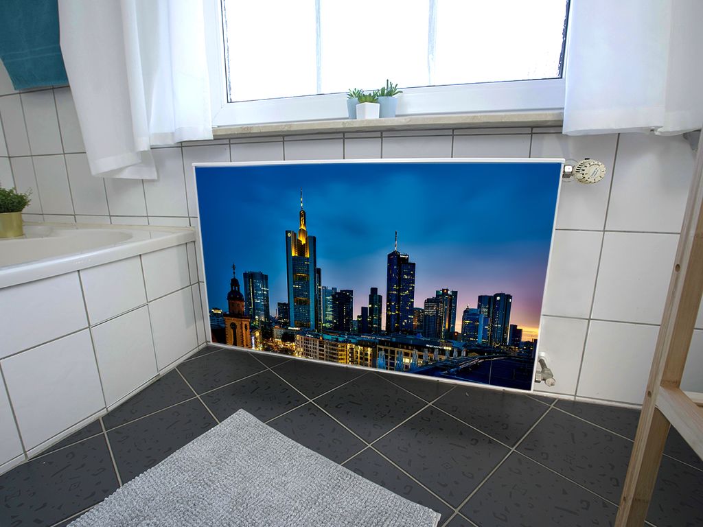 Magnet Heizkörperverkleidung Heizkörperabdeckung Heizung Schutz Motiv Frankfurt