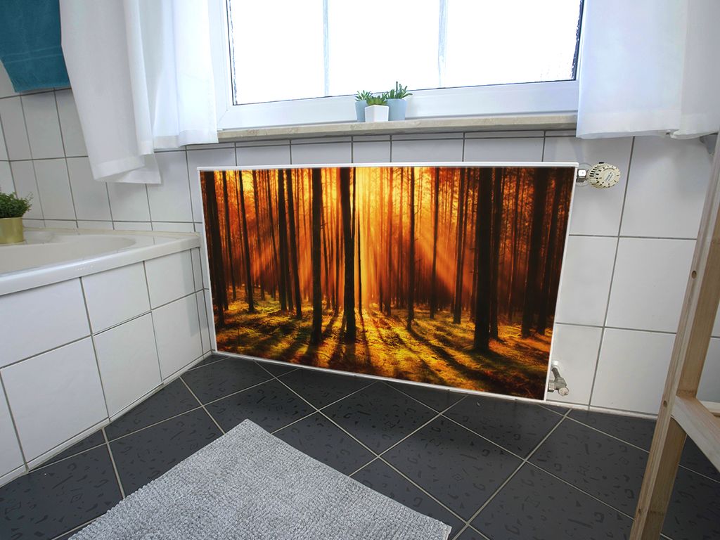 Magnet Heizkörperverkleidung Heizkörperabdeckung Heizung Schutz Motiv Zauberwald