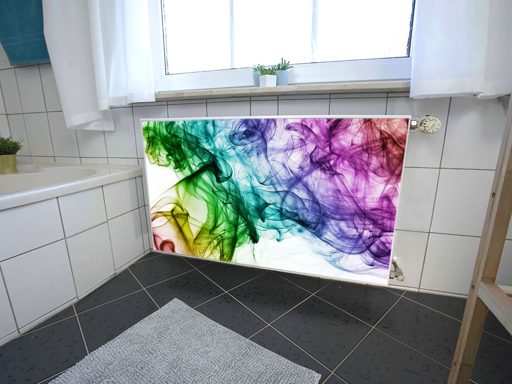 Magnet Heizkörperverkleidung Heizkörperabdeckung Heizung Schutz Motiv Color-Smoke