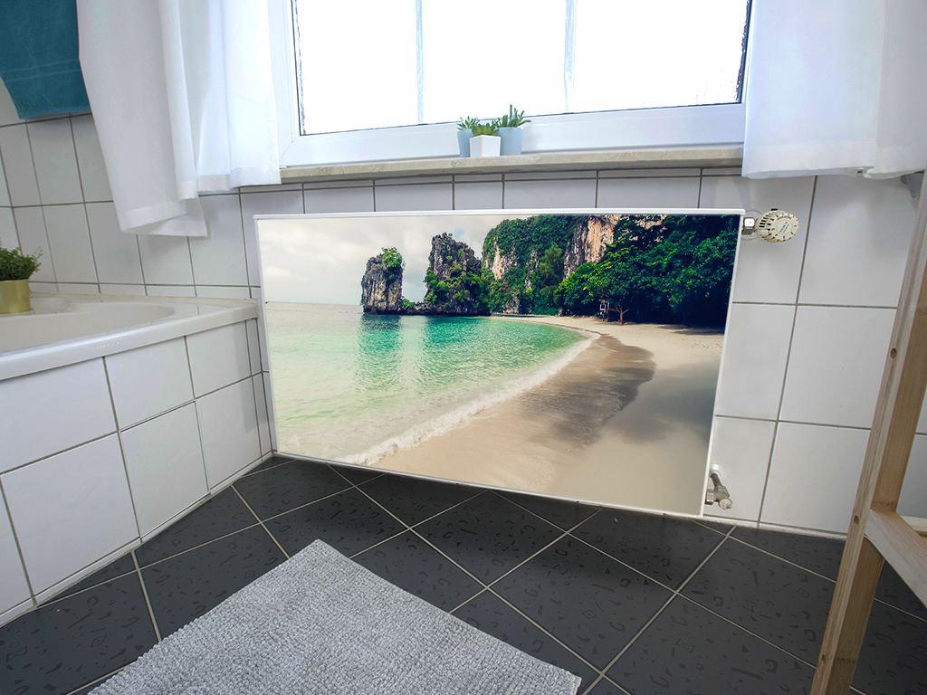Magnet Heizkörperverkleidung Heizkörperabdeckung Heizung Schutz Motiv Paradise