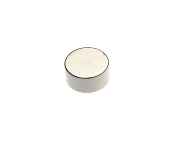 Scheibenmagnet Ø 12,0 x 5,0 mm N42 Nickel - hält 9 kg