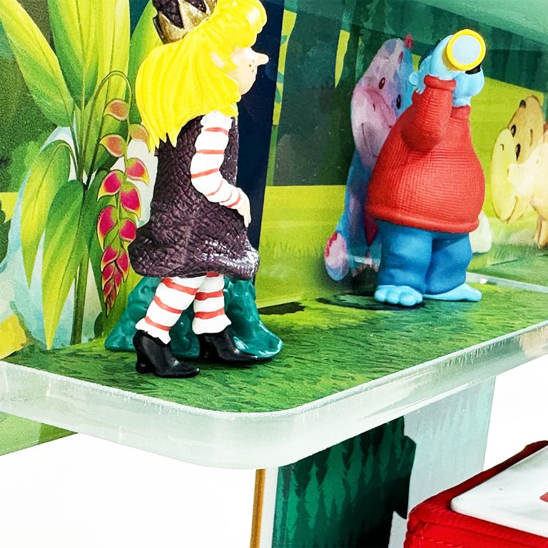 LED Regal Acryl in verschiedenen Motiven Zubehör für Tonie-Figuren und Toniebox Motiv Dinosaurier