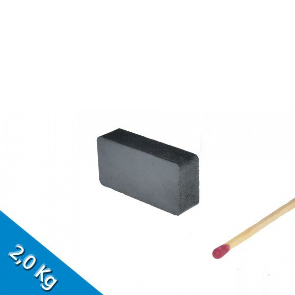 Quadermagnet 40,0 x 20,0 x 10,0 mm Y35 Ferrit