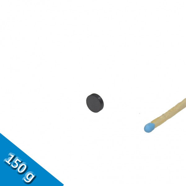 Scheibenmagnet Ø 8,0 x 2,0 mm Y30 Ferrit - hält 150 g