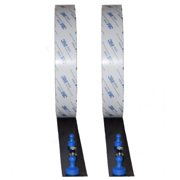 Eisen-Ferroband selbstklebend Meterware - Magnet-Haft-Band - verschiedene Breiten und Farben