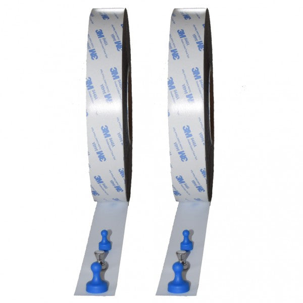 Eisen-Ferroband selbstklebend Meterware - Magnet-Haft-Band - verschiedene Breiten und Farben