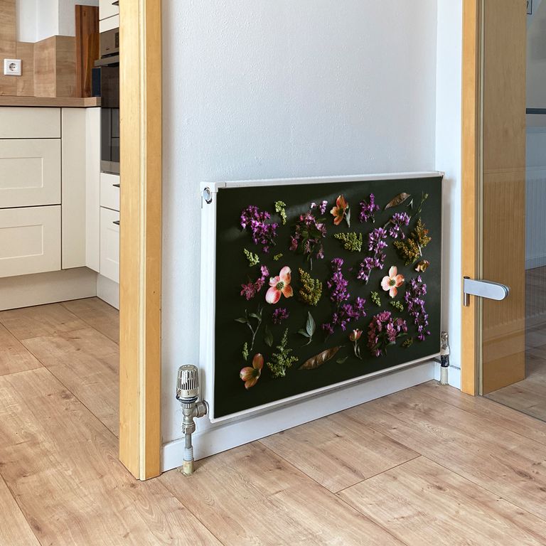 Magnet Heizkörperverkleidung Heizkörperabdeckung Heizkörper - Motiv Die Blüten