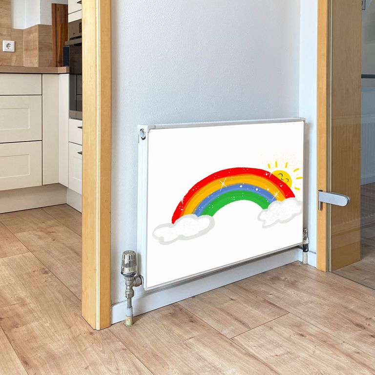 Magnet Heizkörperverkleidung Heizkörperabdeckung Heizung Motiv Regenbogen