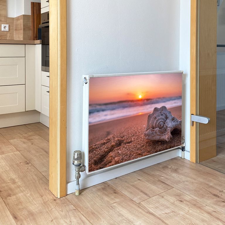 Magnet Heizkörperverkleidung Heizkörperabdeckung Heizung Schutz Motiv Muschel