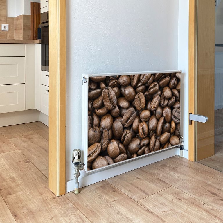 Magnet Heizkörperverkleidung Heizkörperabdeckung Heizung Schutz Motiv Kaffeebohnen