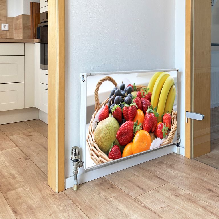Magnet Heizkörperverkleidung Heizkörperabdeckung Heizung Schutz Motiv Obstkorb