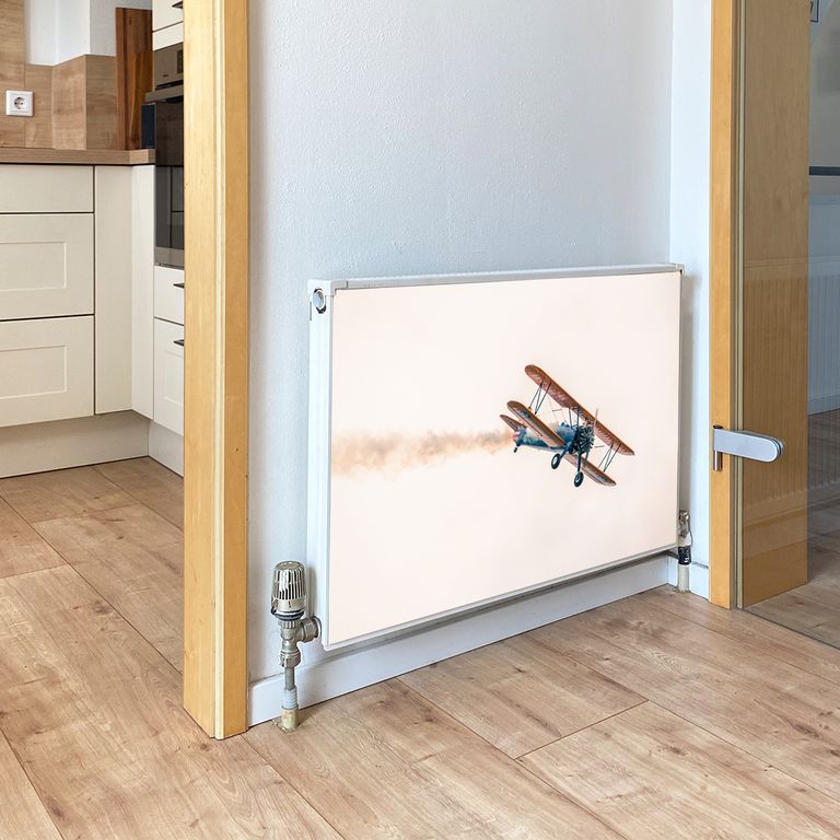 Magnet Heizkörperverkleidung Heizkörperabdeckung Heizung Schutz Motiv Aircraft