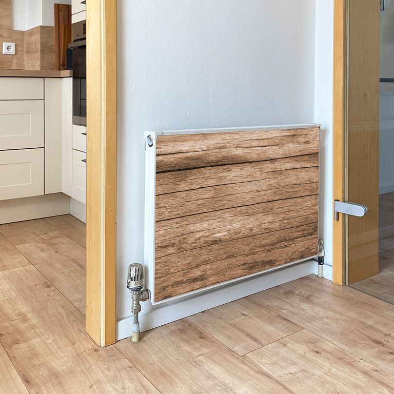 Magnet Heizkörperverkleidung Heizkörperabdeckung Heizung Schutz Motiv Holzboden