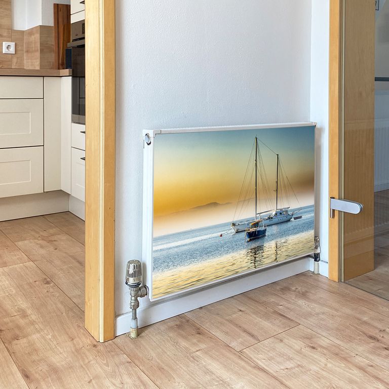 Magnet Heizkörperverkleidung Heizkörperabdeckung Heizung Schutz Motiv Boat