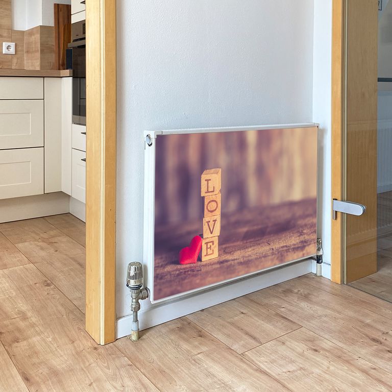 Magnet Heizkörperverkleidung Heizkörperabdeckung Heizung Schutz Motiv Love