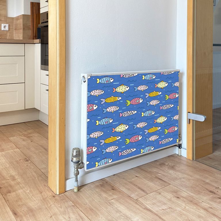 Magnet Heizkörperverkleidung Heizkörperabdeckung Heizung Motiv Fische