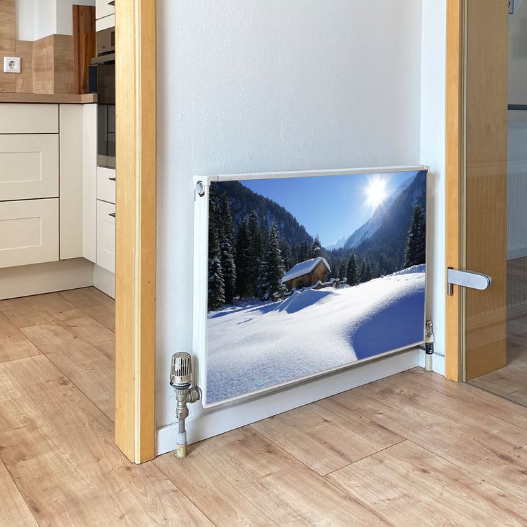 Magnet Heizkörperverkleidung Heizkörperabdeckung Heizung Schutz Motiv Winterwonderland