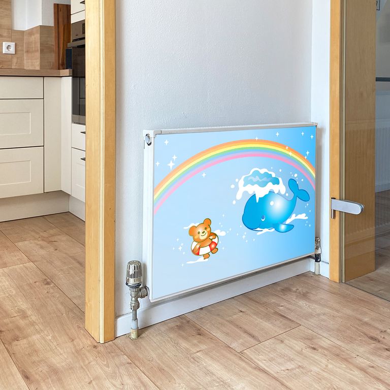 Magnet Heizkörperverkleidung Heizkörperabdeckung Heizung Schutz Motiv Wal