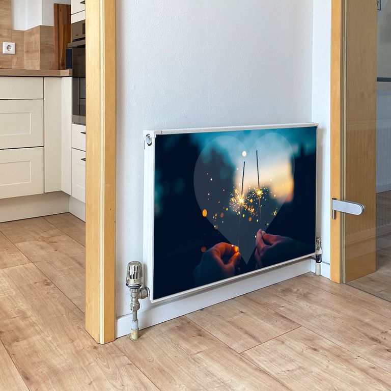 Magnet Heizkörperverkleidung Heizkörperabdeckung Heizung Schutz Motiv Herz